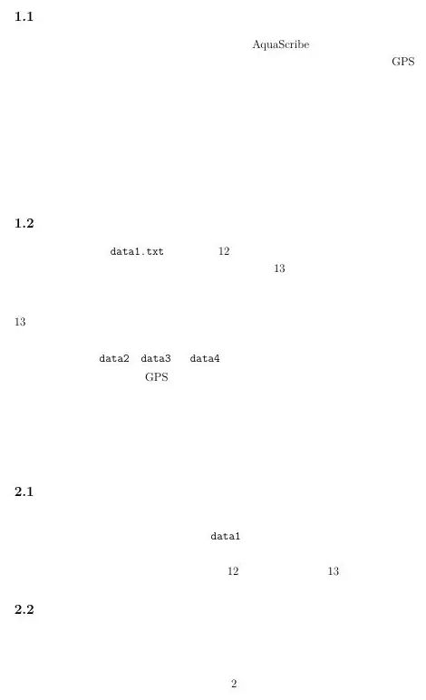 First mock problem structure