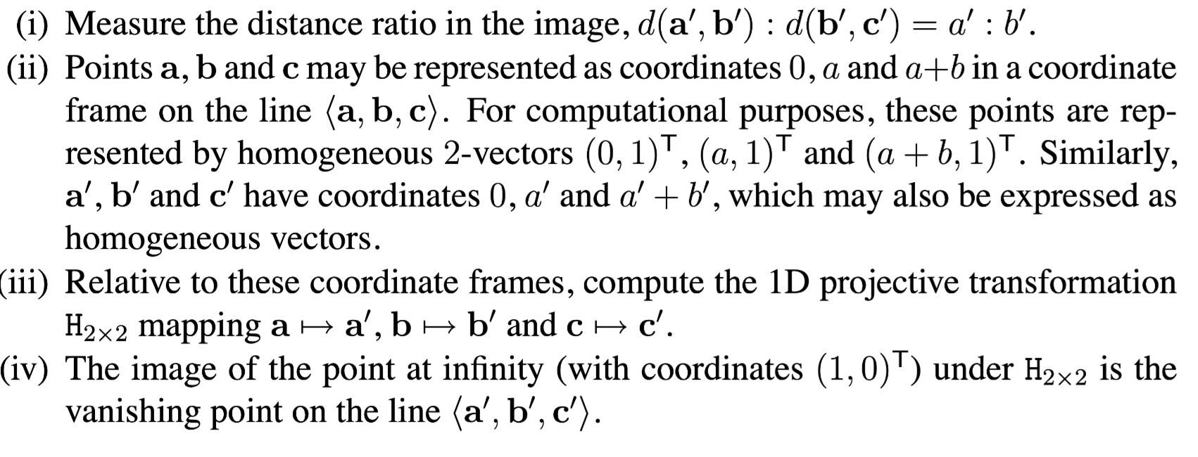 affine rectification
